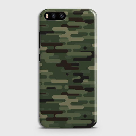 Xiaomi Mi 6  Cover - Camo Series 2 - Light Green Design - Matte Finish - Snap On Hard Case with LifeTime Colors Guarantee