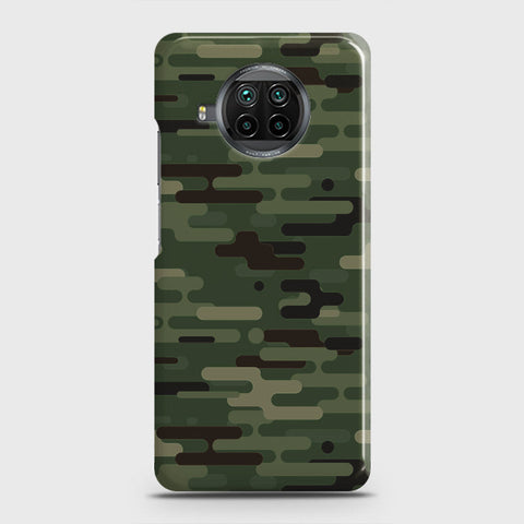 Xiaomi Mi 10T Lite Cover - Camo Series 2 - Light Green Design - Matte Finish - Snap On Hard Case with LifeTime Colors Guarantee