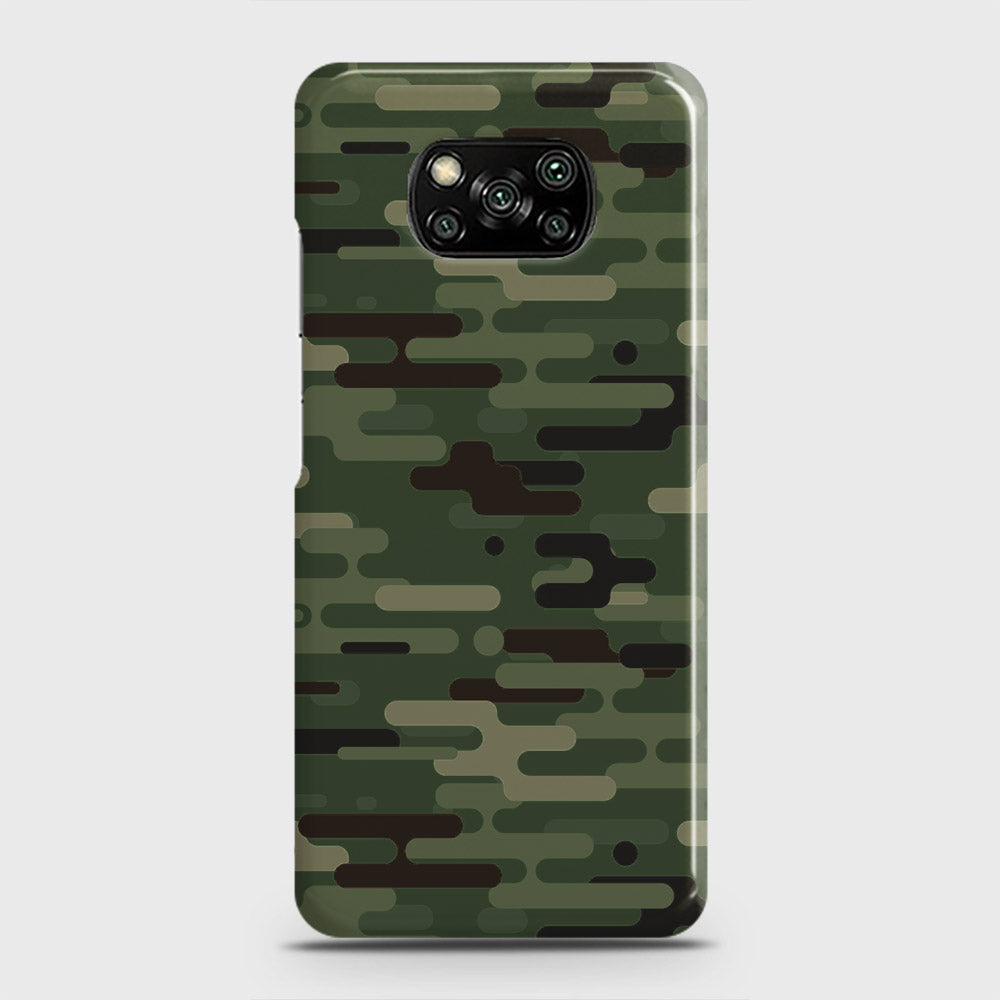 Xiaomi Poco X3 Pro Cover - Camo Series 2 - Light Green Design - Matte Finish - Snap On Hard Case with LifeTime Colors Guarantee