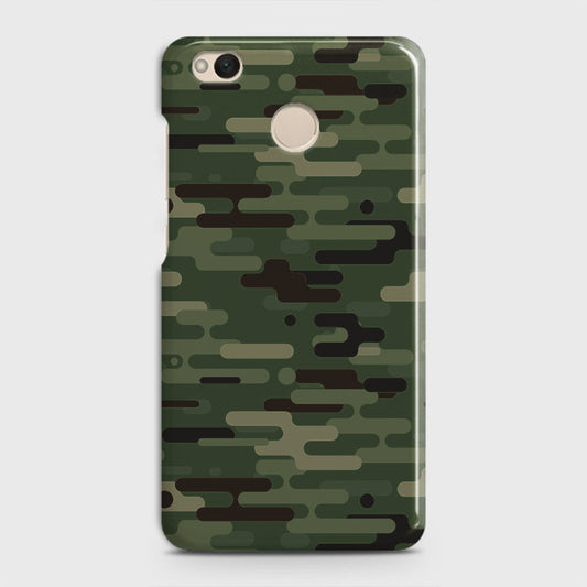 Xiaomi Redmi 4 / 4X Cover - Camo Series 2 - Light Green Design - Matte Finish - Snap On Hard Case with LifeTime Colors Guarantee