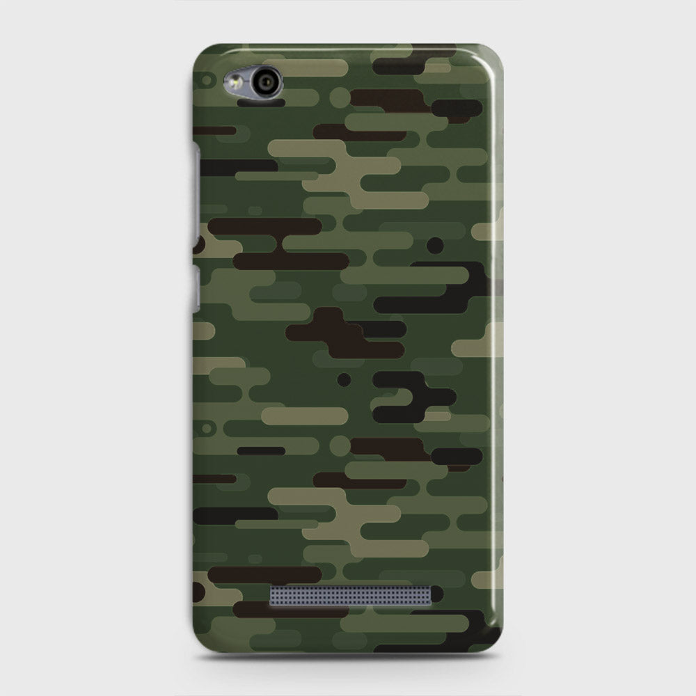 Xiaomi Redmi 4A Cover - Camo Series 2 - Light Green Design - Matte Finish - Snap On Hard Case with LifeTime Colors Guarantee