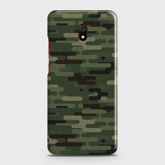 Xiaomi Redmi 8A Cover - Camo Series 2 - Light Green Design - Matte Finish - Snap On Hard Case with LifeTime Colors Guarantee