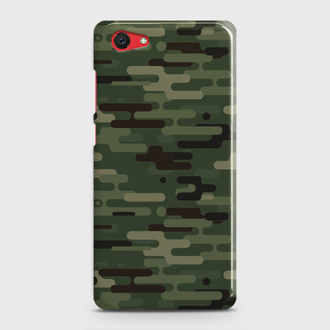 Vivo Y71 Cover - Camo Series 2 - Light Green Design - Matte Finish - Snap On Hard Case with LifeTime Colors Guarantee