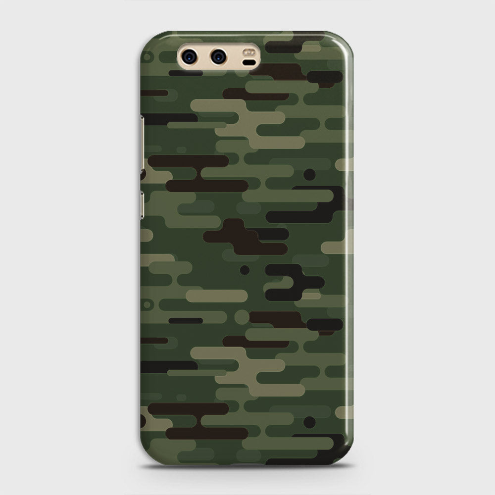 Huawei P10 Plus Cover - Camo Series 2 - Light Green Design - Matte Finish - Snap On Hard Case with LifeTime Colors Guarantee