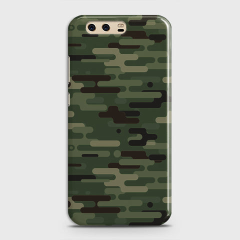 Huawei P10 Plus Cover - Camo Series 2 - Light Green Design - Matte Finish - Snap On Hard Case with LifeTime Colors Guarantee