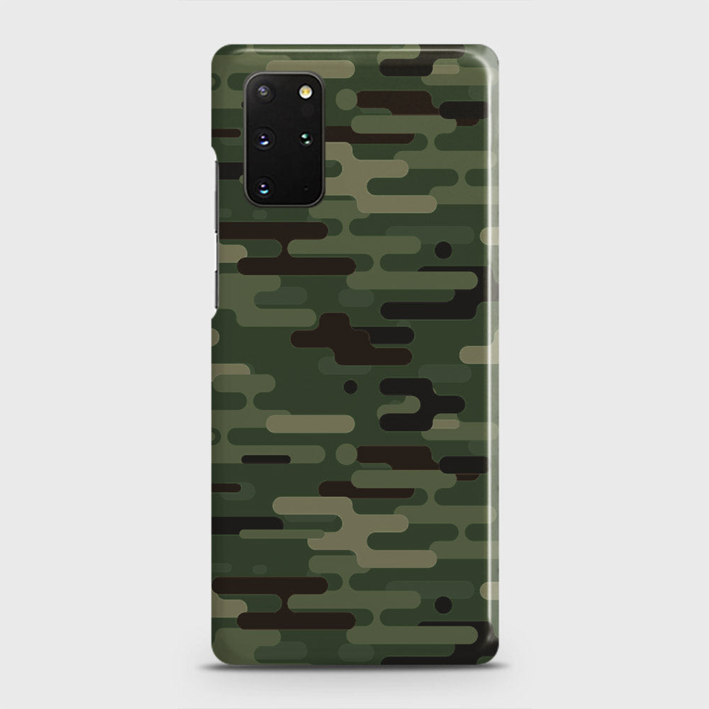 Samsung Galaxy S20 Plus Cover - Camo Series 2 - Light Green Design - Matte Finish - Snap On Hard Case with LifeTime Colors Guarantee