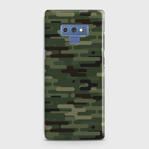 Samsung Galaxy Note 9 Cover - Camo Series 2 - Light Green Design - Matte Finish - Snap On Hard Case with LifeTime Colors Guarantee