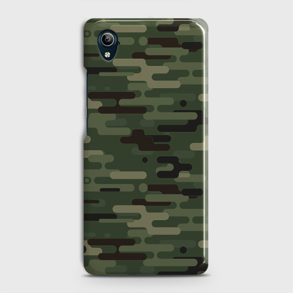 Vivo Y91C Cover - Camo Series 2 - Light Green Design - Matte Finish - Snap On Hard Case with LifeTime Colors Guarantee