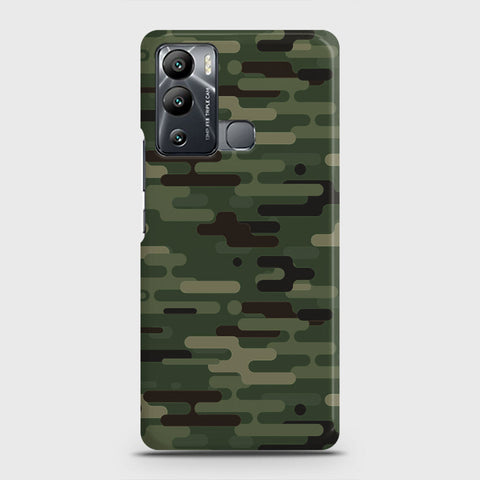 Infinix Hot 12i Cover - Camo Series 2 - Light Green Design - Matte Finish - Snap On Hard Case with LifeTime Colors Guarantee