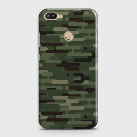 Infinix Hot 6 Pro  Cover - Camo Series 2 - Light Green Design - Matte Finish - Snap On Hard Case with LifeTime Colors Guarantee