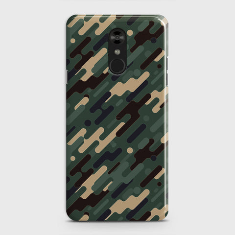 LG Stylo 4 Cover - Camo Series 3 - Light Green Design - Matte Finish - Snap On Hard Case with LifeTime Colors Guarantee