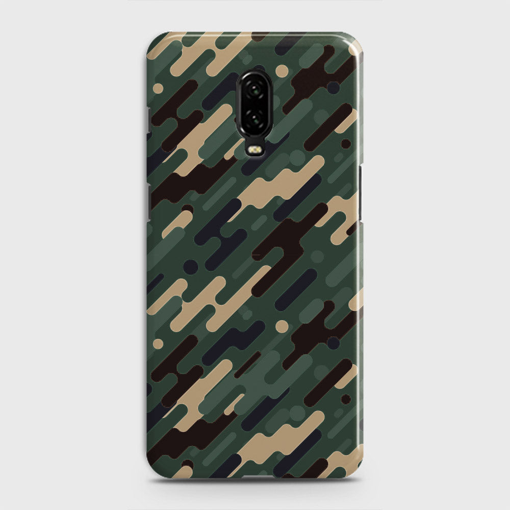 OnePlus 7  Cover - Camo Series 3 - Light Green Design - Matte Finish - Snap On Hard Case with LifeTime Colors Guarantee