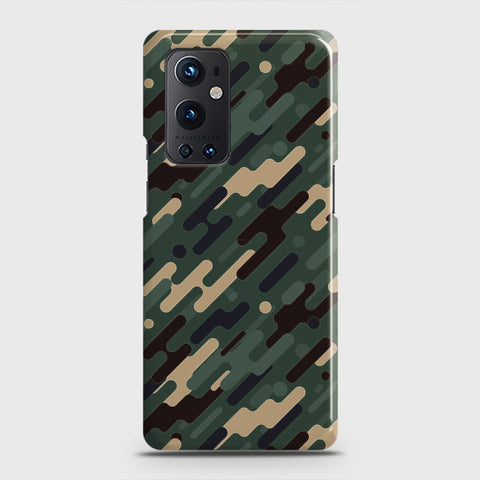 OnePlus 9 Pro  Cover - Camo Series 3 - Light Green Design - Matte Finish - Snap On Hard Case with LifeTime Colors Guarantee (Fast Delivery) (H)