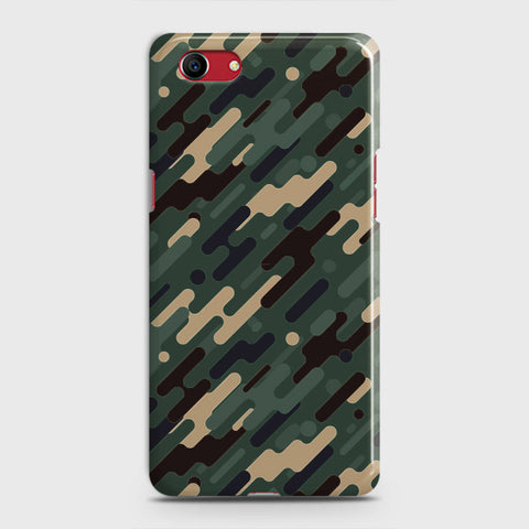 Oppo A1k  Cover - Camo Series 3 - Light Green Design - Matte Finish - Snap On Hard Case with LifeTime Colors Guarantee