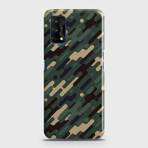 Realme 7 Pro Cover - Camo Series 3 - Light Green Design - Matte Finish - Snap On Hard Case with LifeTime Colors Guarantee