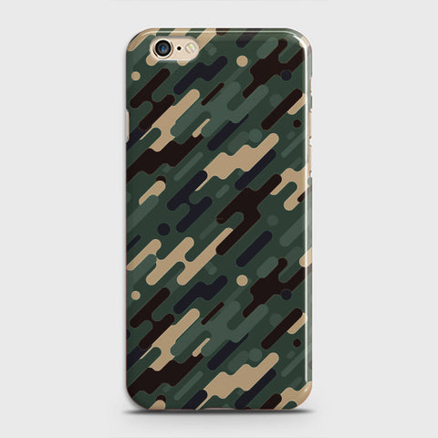 iPhone 6S Cover - Camo Series 3 - Light Green Design - Matte Finish - Snap On Hard Case with LifeTime Colors Guarantee