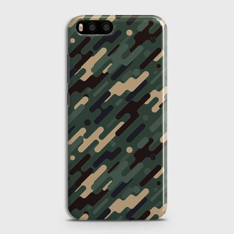 Xiaomi Mi 6  Cover - Camo Series 3 - Light Green Design - Matte Finish - Snap On Hard Case with LifeTime Colors Guarantee