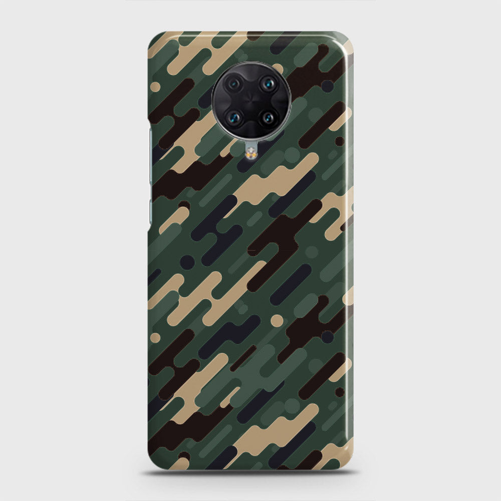 Xiaomi Redmi K30 Pro Cover - Camo Series 3 - Light Green Design - Matte Finish - Snap On Hard Case with LifeTime Colors Guarantee