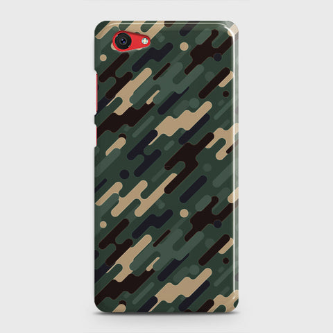 Vivo Y71 Cover - Camo Series 3 - Light Green Design - Matte Finish - Snap On Hard Case with LifeTime Colors Guarantee