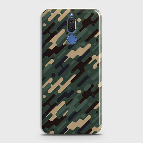 Huawei Mate 10 Lite Cover - Camo Series 3 - Light Green Design - Matte Finish - Snap On Hard Case with LifeTime Colors Guarantee