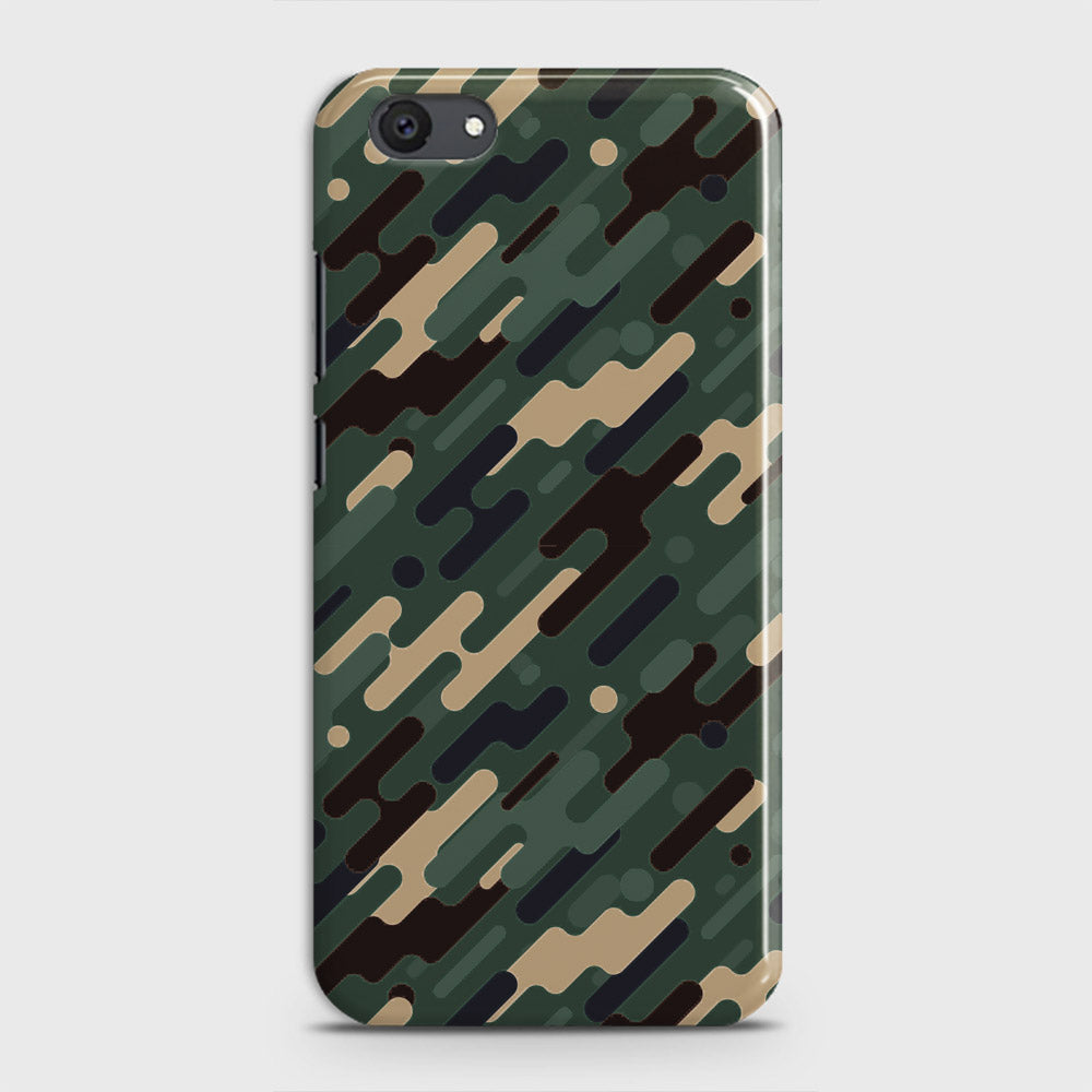 Vivo Y81i Cover - Camo Series 3 - Light Green Design - Matte Finish - Snap On Hard Case with LifeTime Colors Guarantee