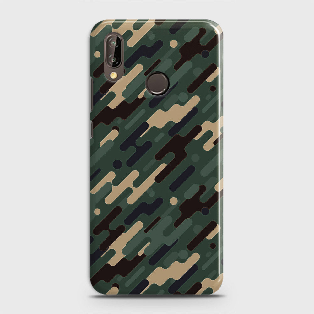 Huawei Nova 3 Cover - Camo Series 3 - Light Green Design - Matte Finish - Snap On Hard Case with LifeTime Colors Guarantee