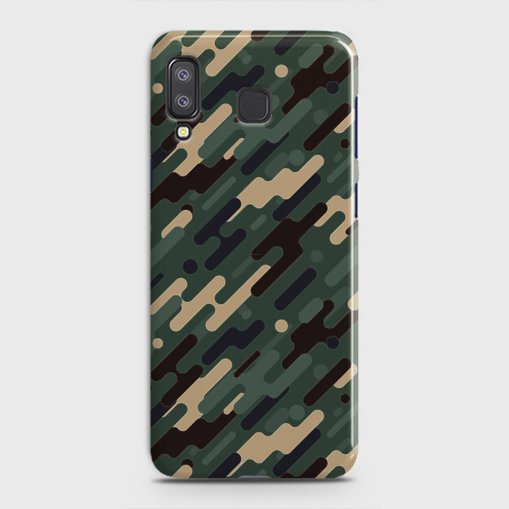 Samsung Galaxy A9 Star Cover - Camo Series 3 - Light Green Design - Matte Finish - Snap On Hard Case with LifeTime Colors Guarantee