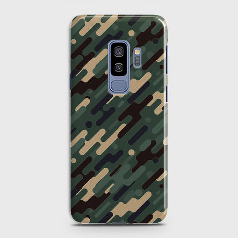 Samsung Galaxy S9 Plus Cover - Camo Series 3 - Light Green Design - Matte Finish - Snap On Hard Case with LifeTime Colors Guarantee