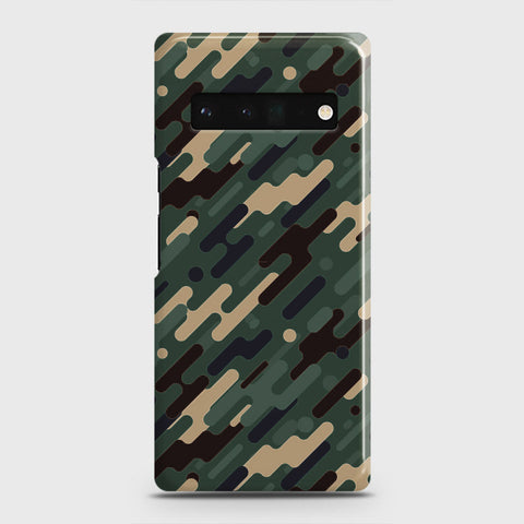 Google Pixel 6 Pro Cover - Camo Series 3 - Light Green Design - Matte Finish - Snap On Hard Case with LifeTime Colors Guarantee
