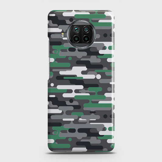 Xiaomi Mi 10T Lite Cover - Camo Series 2 - Green & Grey Design - Matte Finish - Snap On Hard Case with LifeTime Colors Guarantee