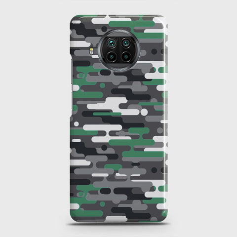 Xiaomi Mi 10T Lite Cover - Camo Series 2 - Green & Grey Design - Matte Finish - Snap On Hard Case with LifeTime Colors Guarantee