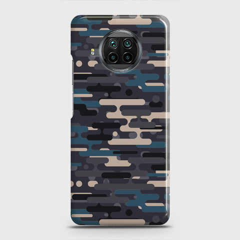 Xiaomi Mi 10T Lite Cover - Camo Series 2 - Blue & Grey Design - Matte Finish - Snap On Hard Case with LifeTime Colors Guarantee