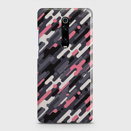 Xiaomi Redmi K20 Pro Cover - Camo Series 3 - Pink & Grey Design - Matte Finish - Snap On Hard Case with LifeTime Colors Guarantee