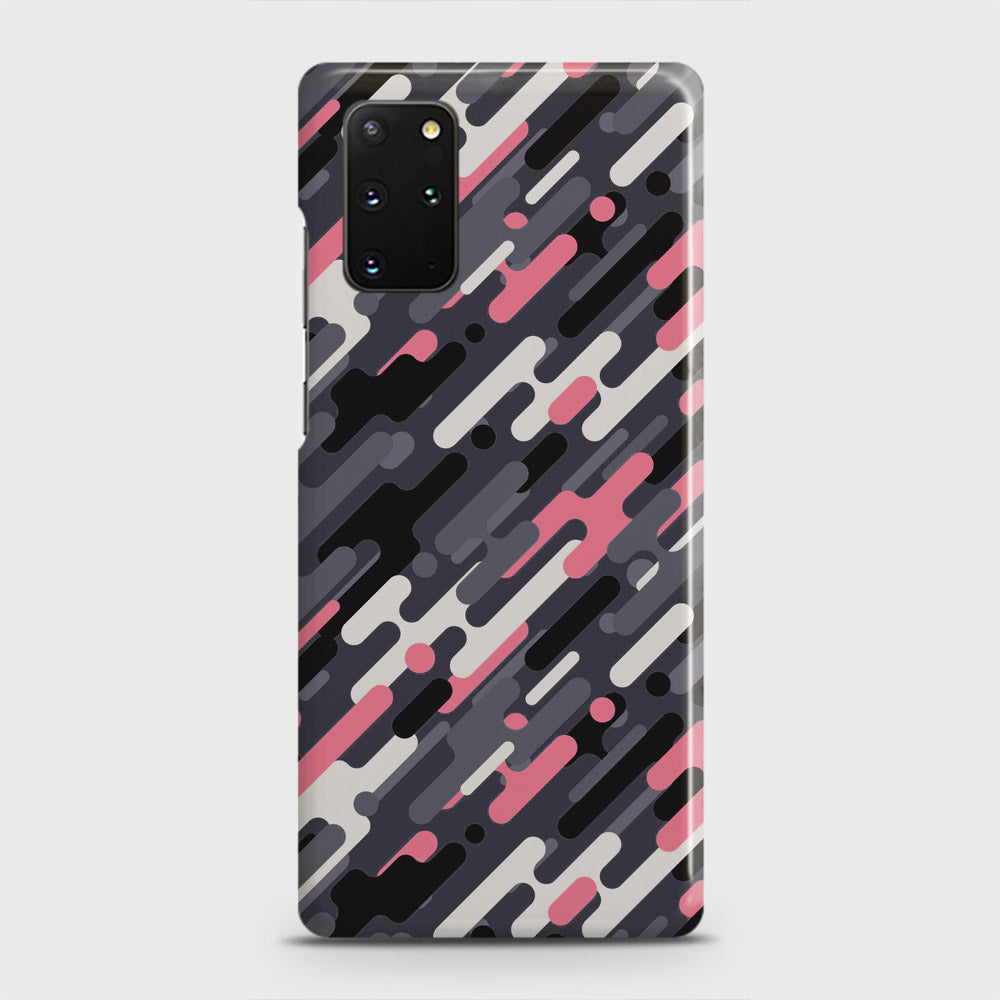 Samsung Galaxy S20 Plus Cover - Camo Series 3 - Pink & Grey Design - Matte Finish - Snap On Hard Case with LifeTime Colors Guarantee (Fast Delivery) (A)