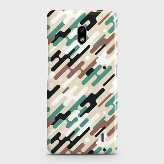 Nokia 2.2 Cover - Camo Series 3 - Black & Brown Design - Matte Finish - Snap On Hard Case with LifeTime Colors Guarantee