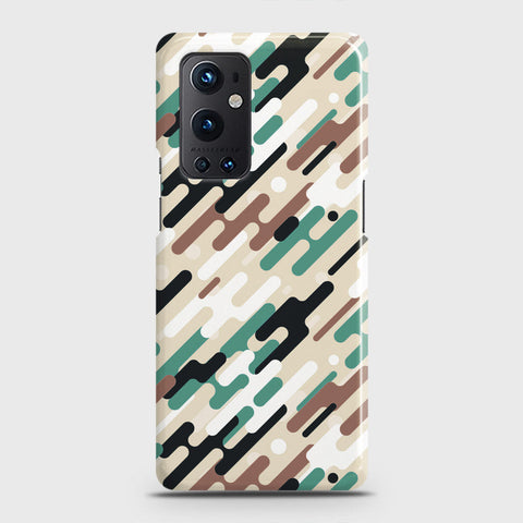 OnePlus 9 Pro  Cover - Camo Series 3 - Black & Brown Design - Matte Finish - Snap On Hard Case with LifeTime Colors Guarantee