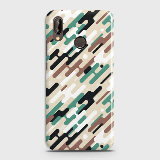 Huawei Nova 3 Cover - Camo Series 3 - Black & Brown Design - Matte Finish - Snap On Hard Case with LifeTime Colors Guarantee