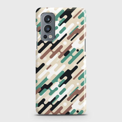 OnePlus Nord 2 Cover - Camo Series 3 - Black & Brown Design - Matte Finish - Snap On Hard Case with LifeTime Colors Guarantee