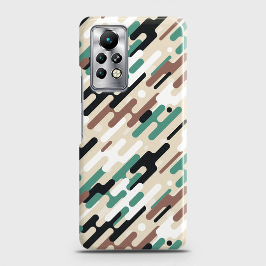 Infinix Note 11 Pro Cover - Camo Series 3 - Black & Brown Design - Matte Finish - Snap On Hard Case with LifeTime Colors Guarantee