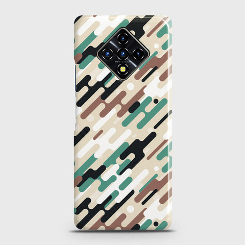 Infinix Zero 8 Cover - Camo Series 3 - Black & Brown Design - Matte Finish - Snap On Hard Case with LifeTime Colors Guarantee