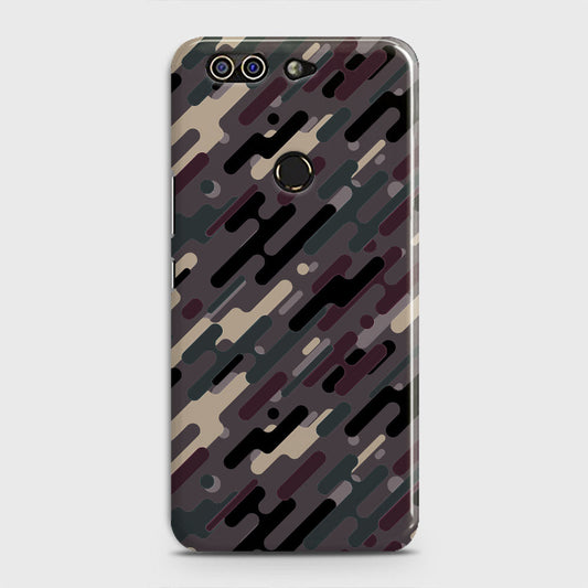 Infinix Zero 5 Cover - Camo Series 3 - Red & Brown Design - Matte Finish - Snap On Hard Case with LifeTime Colors Guarantee