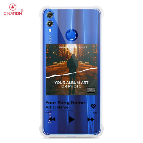 Huawei Honor 8X Cover - Personalised Album Art Series - 4 Designs - Clear Phone Case - Soft Silicon Borders