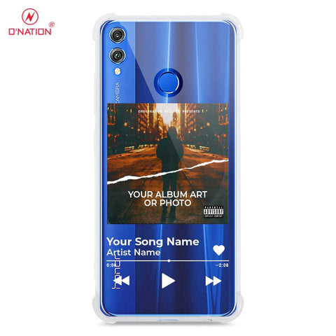 Huawei Honor 8X Cover - Personalised Album Art Series - 4 Designs - Clear Phone Case - Soft Silicon Borders