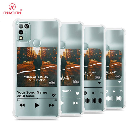 Infinix Hot 10 Play Cover - Personalised Album Art Series - 4 Designs - Clear Phone Case - Soft Silicon Borders