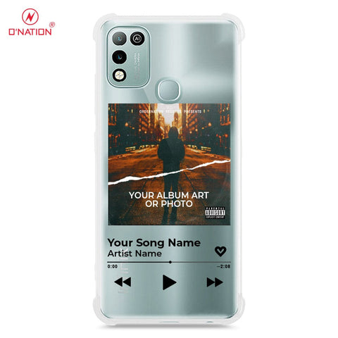 Infinix Hot 10 Play Cover - Personalised Album Art Series - 4 Designs - Clear Phone Case - Soft Silicon Borders