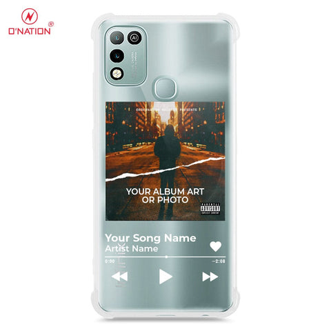 Infinix Hot 10 Play Cover - Personalised Album Art Series - 4 Designs - Clear Phone Case - Soft Silicon Borders