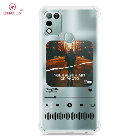 Infinix Hot 10 Play Cover - Personalised Album Art Series - 4 Designs - Clear Phone Case - Soft Silicon Borders