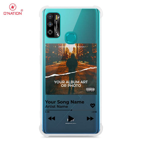 Infinix Hot 9 Play Cover - Personalised Album Art Series - 4 Designs - Clear Phone Case - Soft Silicon Borders