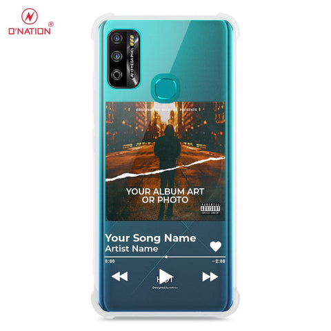 Infinix Hot 9 Play Cover - Personalised Album Art Series - 4 Designs - Clear Phone Case - Soft Silicon Borders