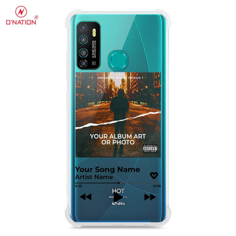 Infinix Hot 9 Pro Cover - Personalised Album Art Series - 4 Designs - Clear Phone Case - Soft Silicon Borders